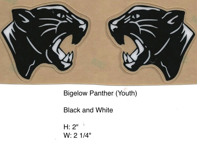 Bigelow Panthers white and black (AR)